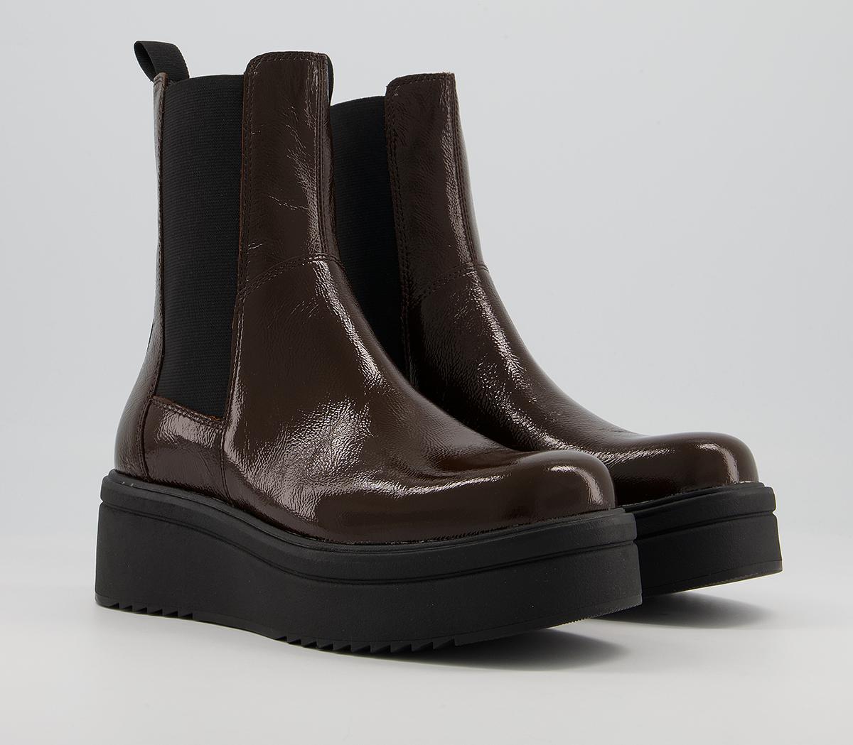 Vagabond Shoemakers Tara High Boots Vagabond Shoemakers Tara High Boots Brown Patent