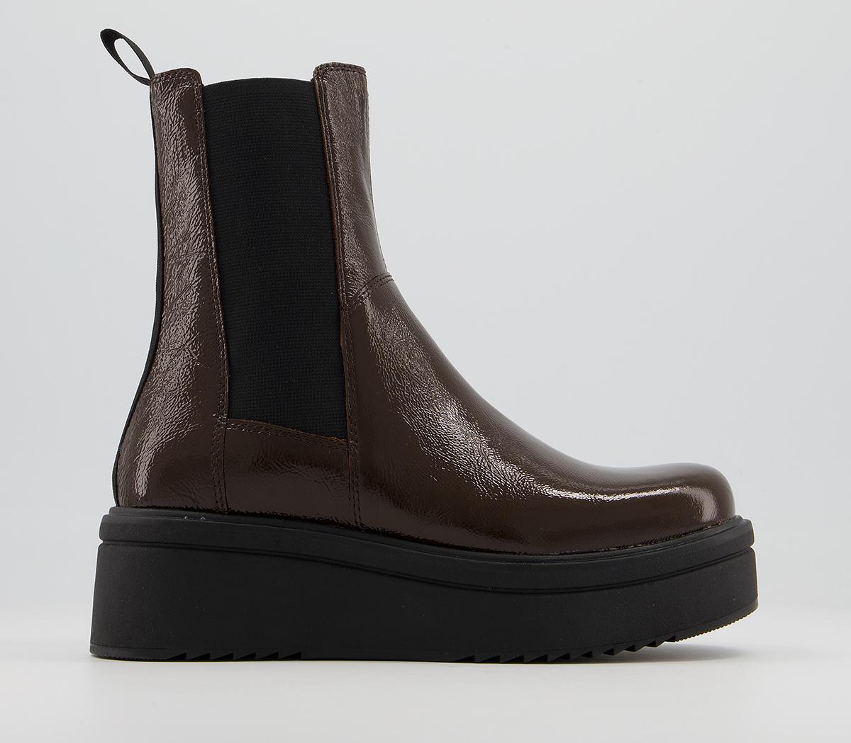 Vagabond Shoemakers Tara High Boots Vagabond Shoemakers Tara High Boots Brown Patent