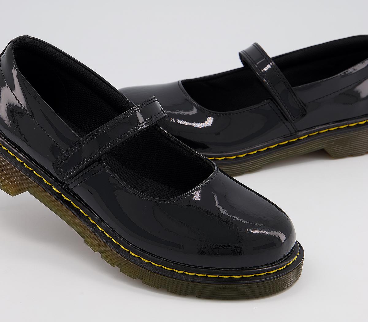 Martens Maccy Youth Black Patent Women's Sandals