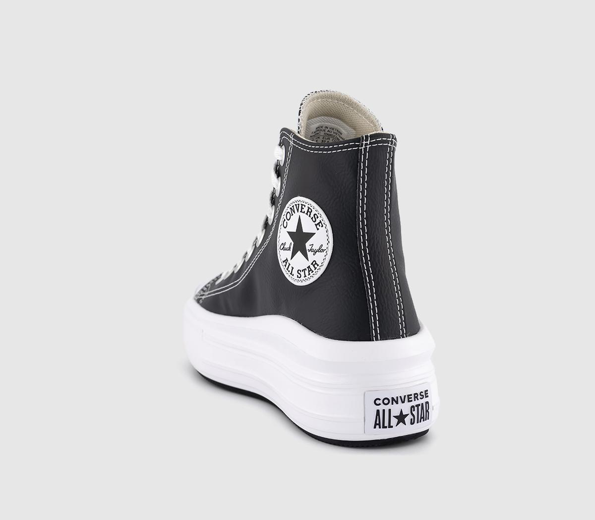 ConverseAll Star Move Platform TrainersBlack White Lthr