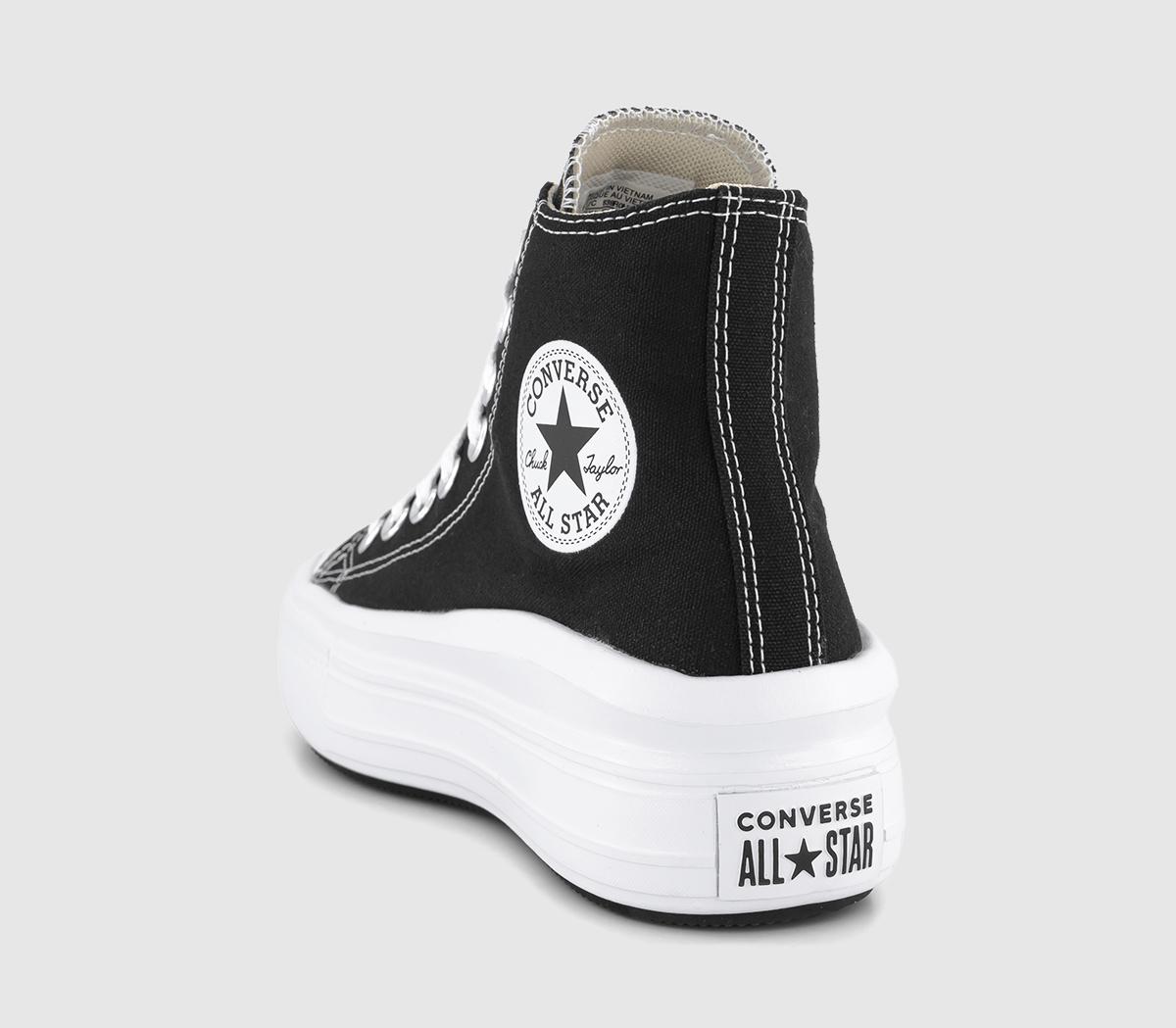 ConverseAll Star Move Platform TrainersBlack Natural Ivory White