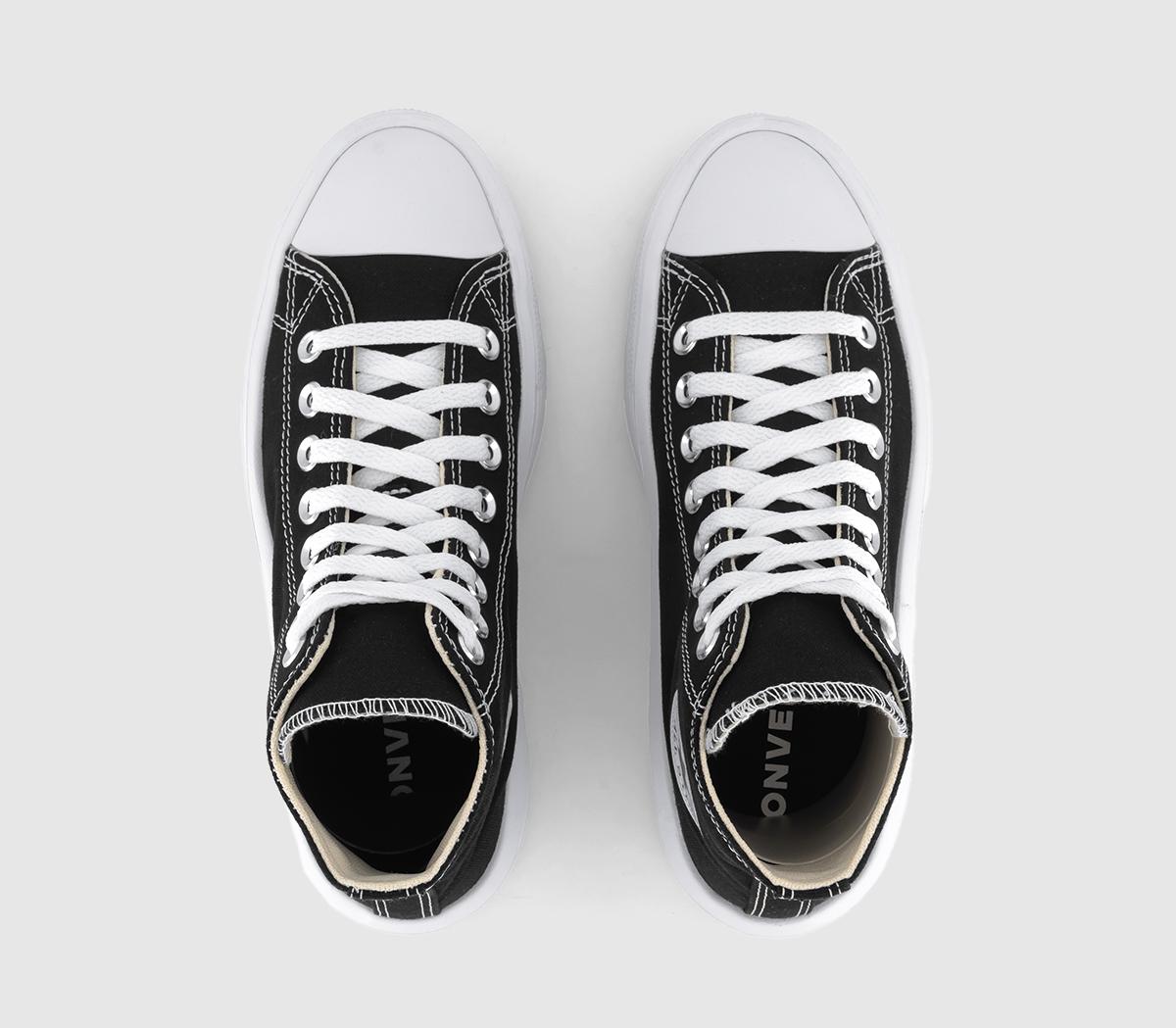 ConverseAll Star Move Platform TrainersBlack Natural Ivory White