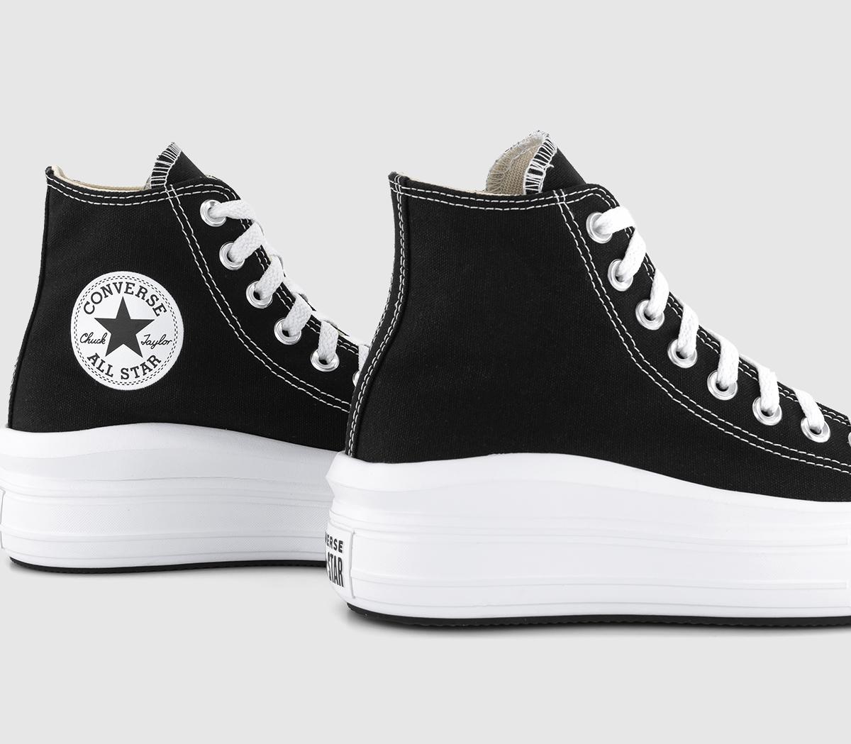 ConverseAll Star Move Platform TrainersBlack Natural Ivory White