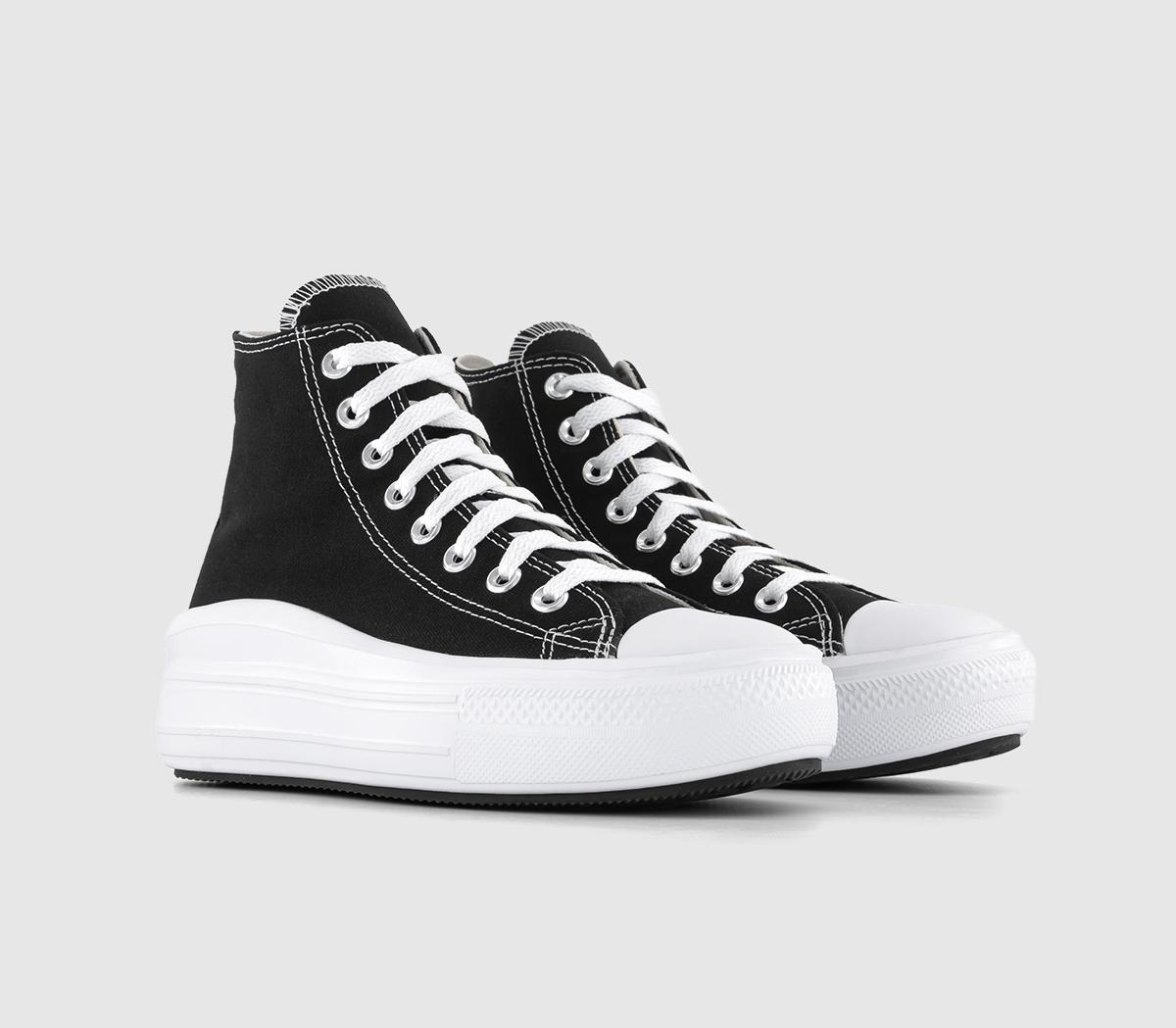 ConverseAll Star Move Platform TrainersBlack Natural Ivory White