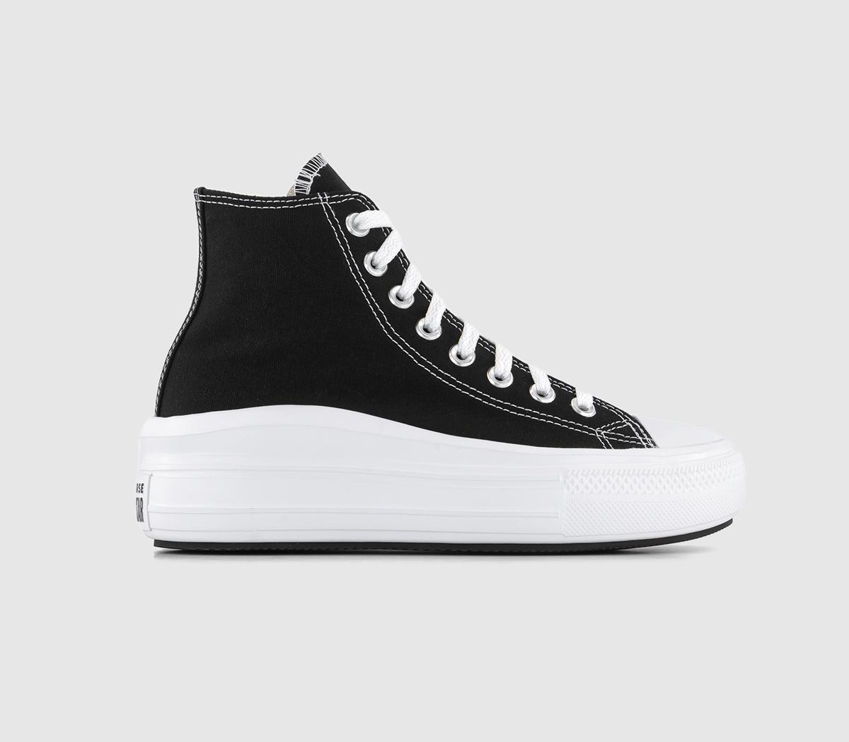 Converse All Star Move Platform Trainers Black Natural Ivory White ...