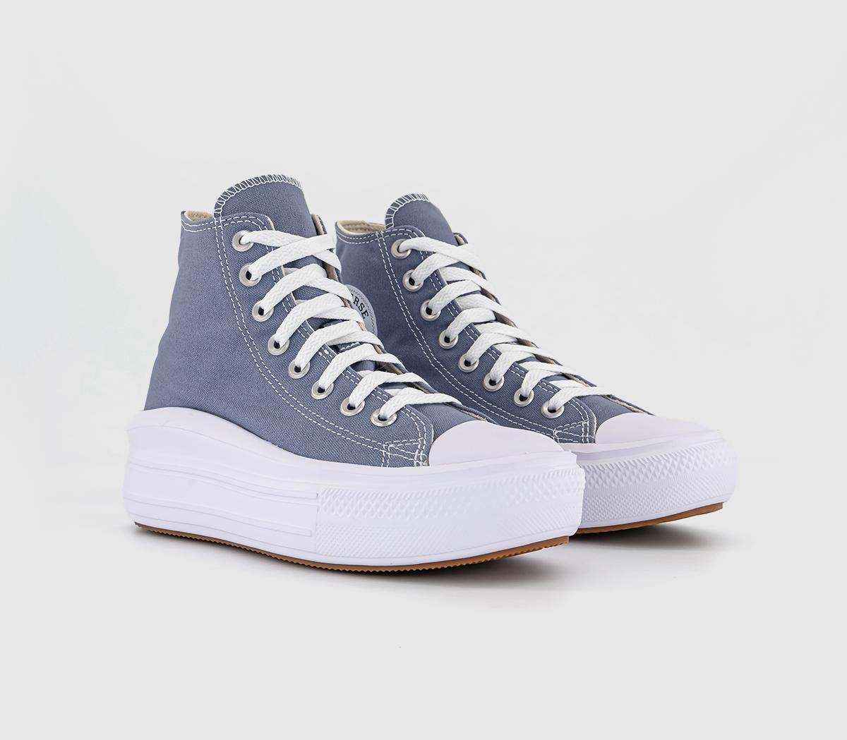 Converse All Star Move Trainers Thunder Daze White Gum - Women's Trainers