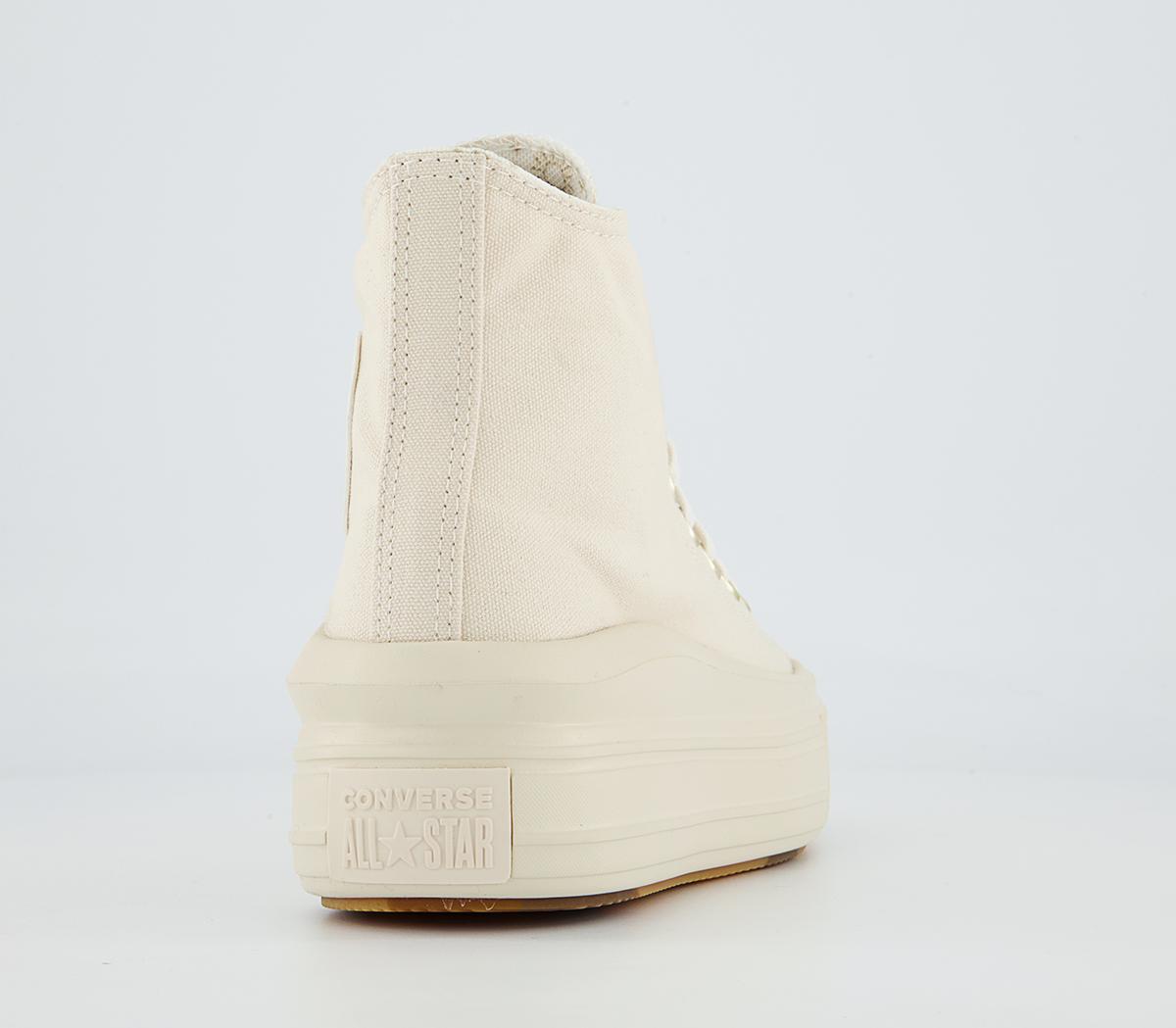 Converse All Star Move Platform Trainers Converse All Star Move Platform Trainers Natural Ivory Egret Gum