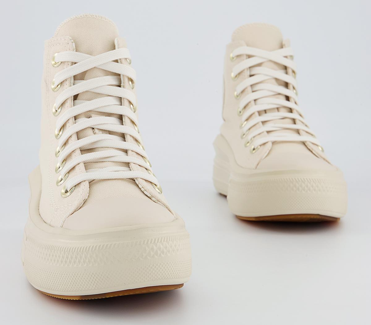 Converse All Star Move Platform Trainers Converse All Star Move Platform Trainers Natural Ivory Egret Gum