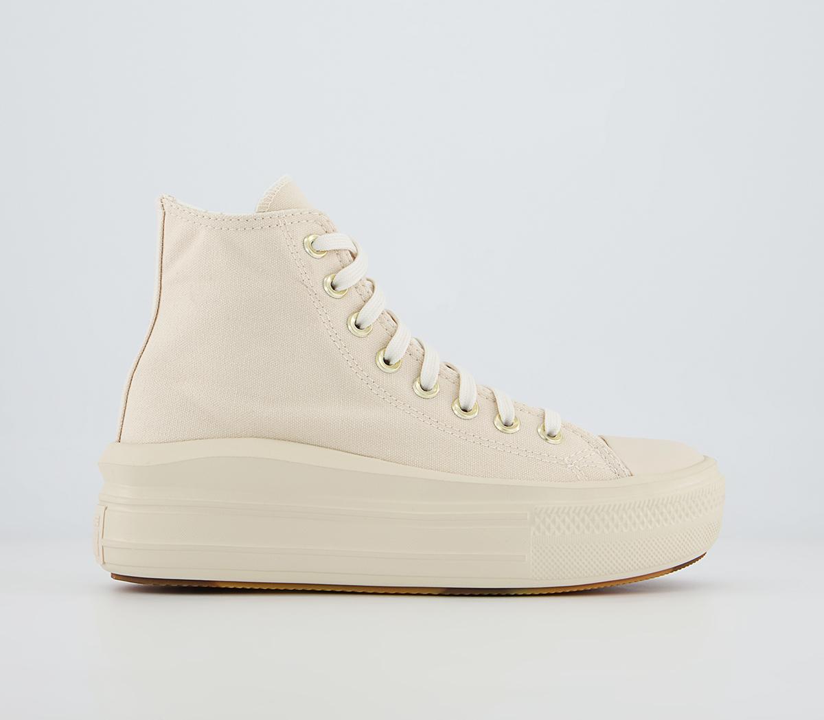 Converse All Star Move Platform Trainers Converse All Star Move Platform Trainers Natural Ivory Egret Gum