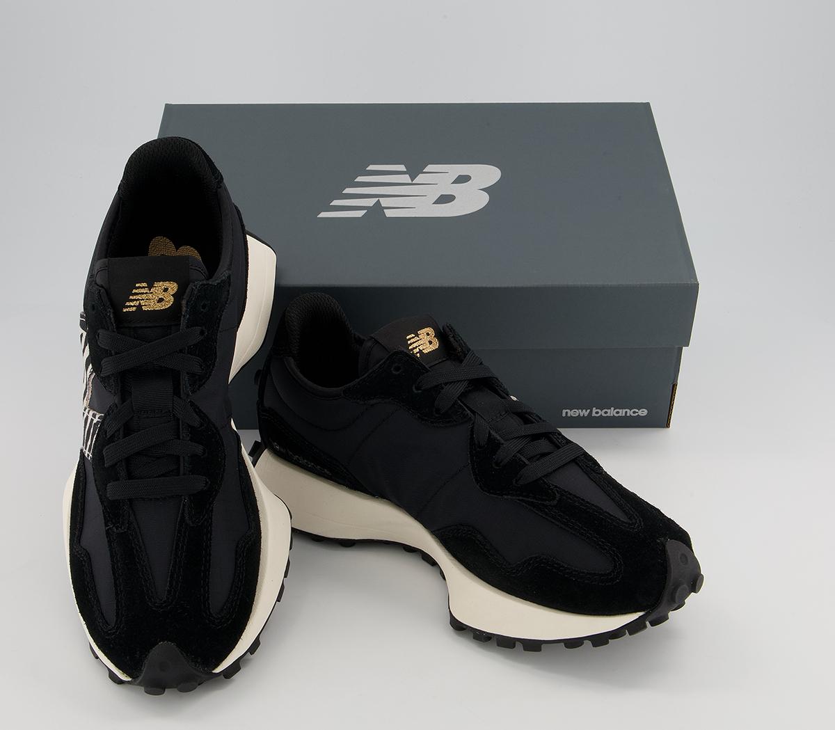 New Balance 327 Trainers Black Zebra Women's Trainers