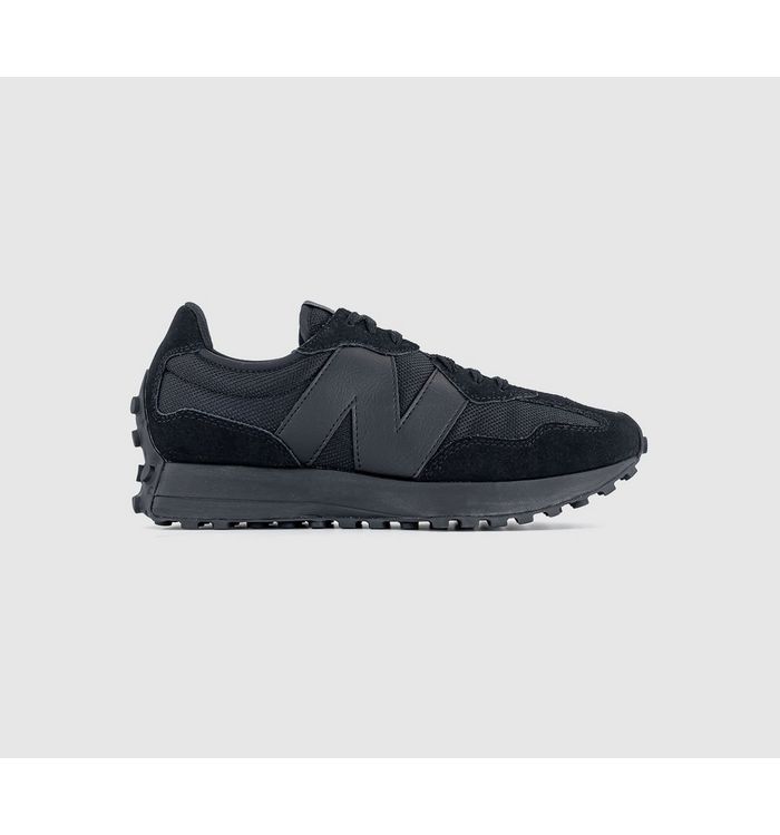 New Balance 327 Trainers Black Rubber