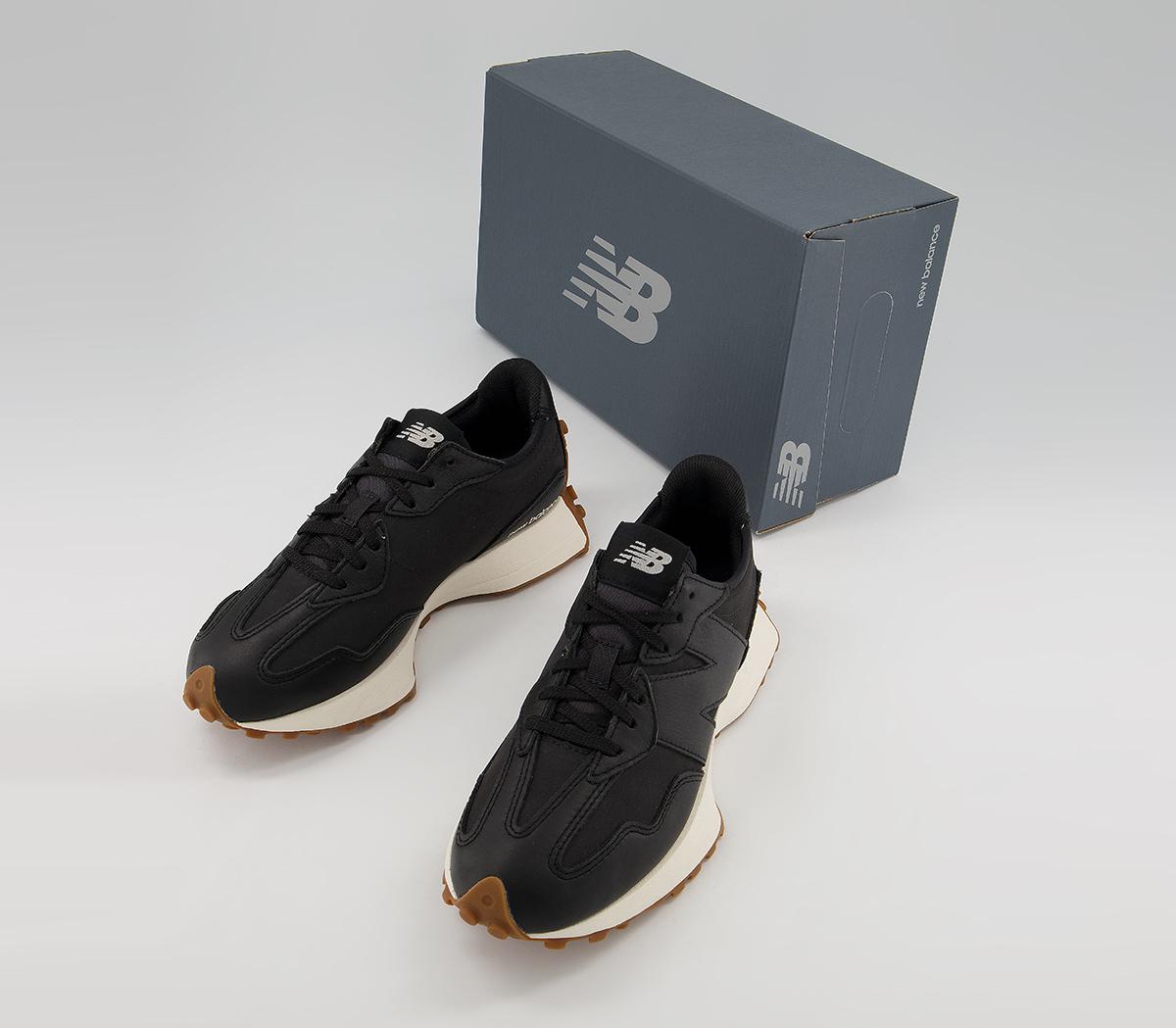New Balance327 TrainersBlack White Grey