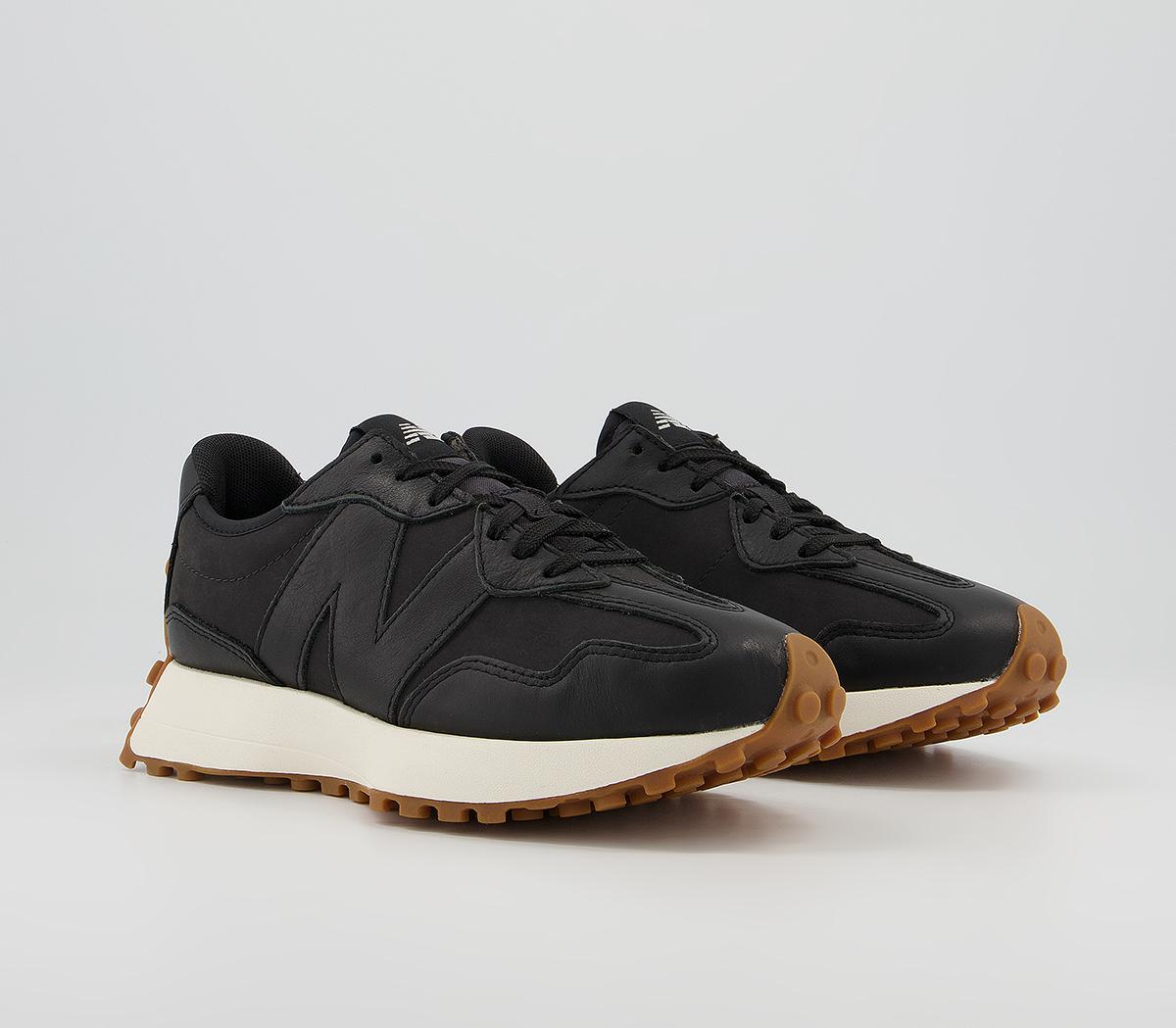 New Balance327 TrainersBlack White Grey