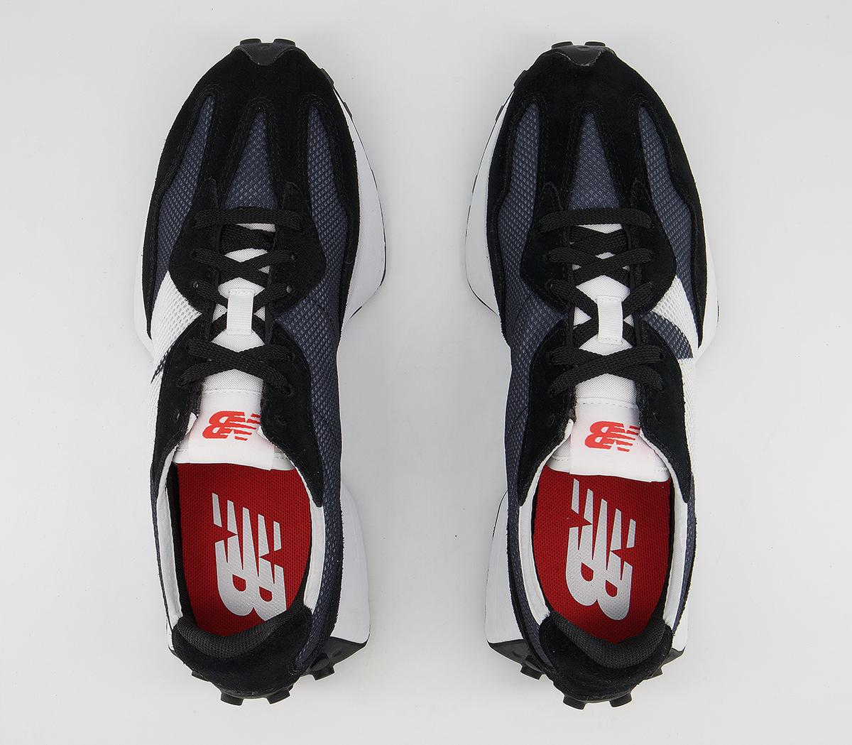 New Balance 327 Trainers New Balance 327 Trainers Black White Mesh