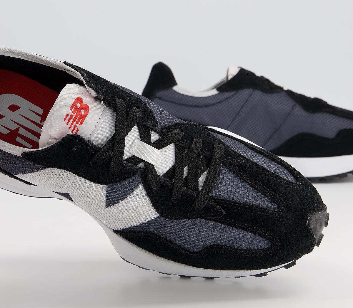 New Balance 327 Trainers New Balance 327 Trainers Black White Mesh