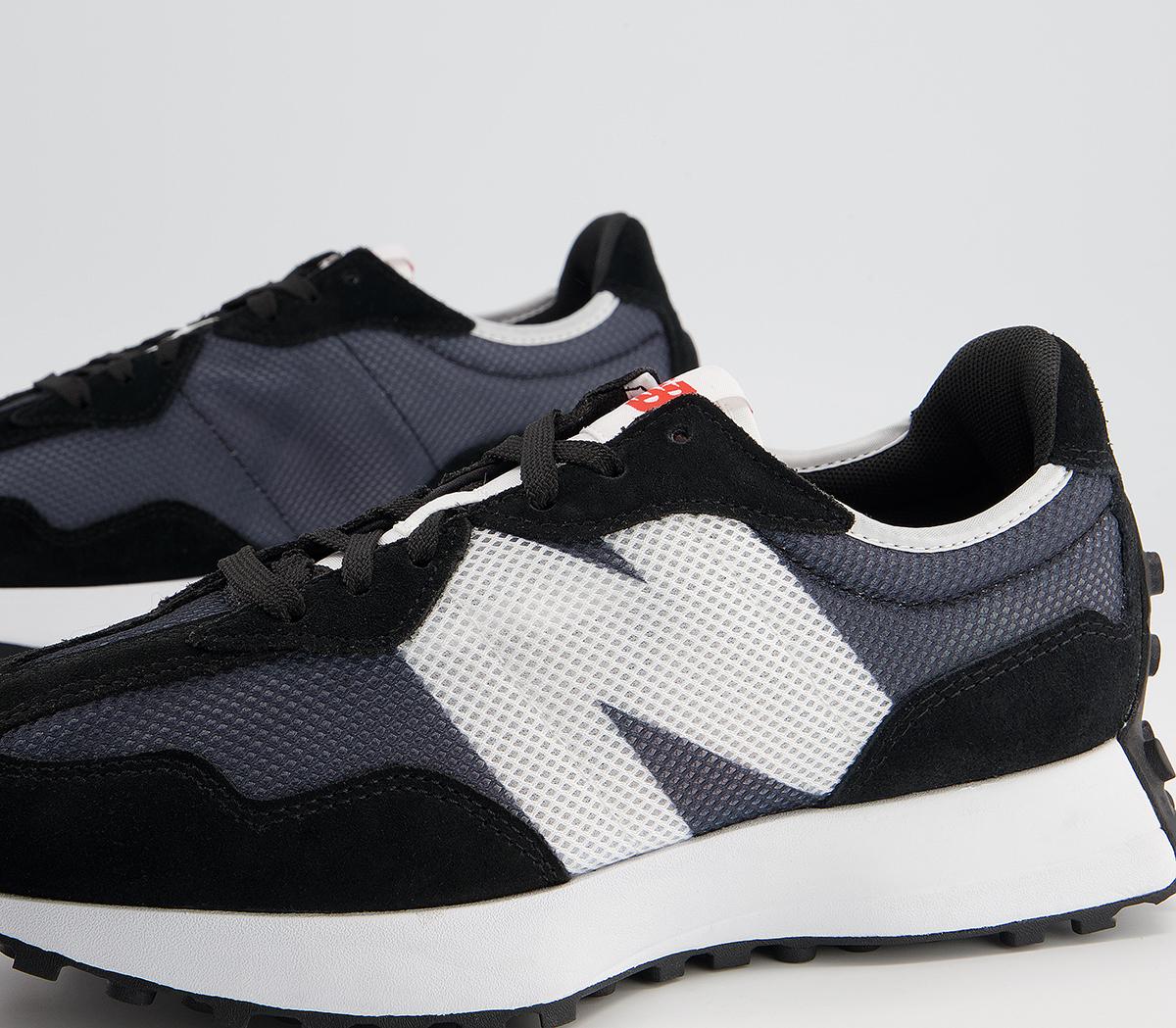 New Balance 327 Trainers New Balance 327 Trainers Black White Mesh