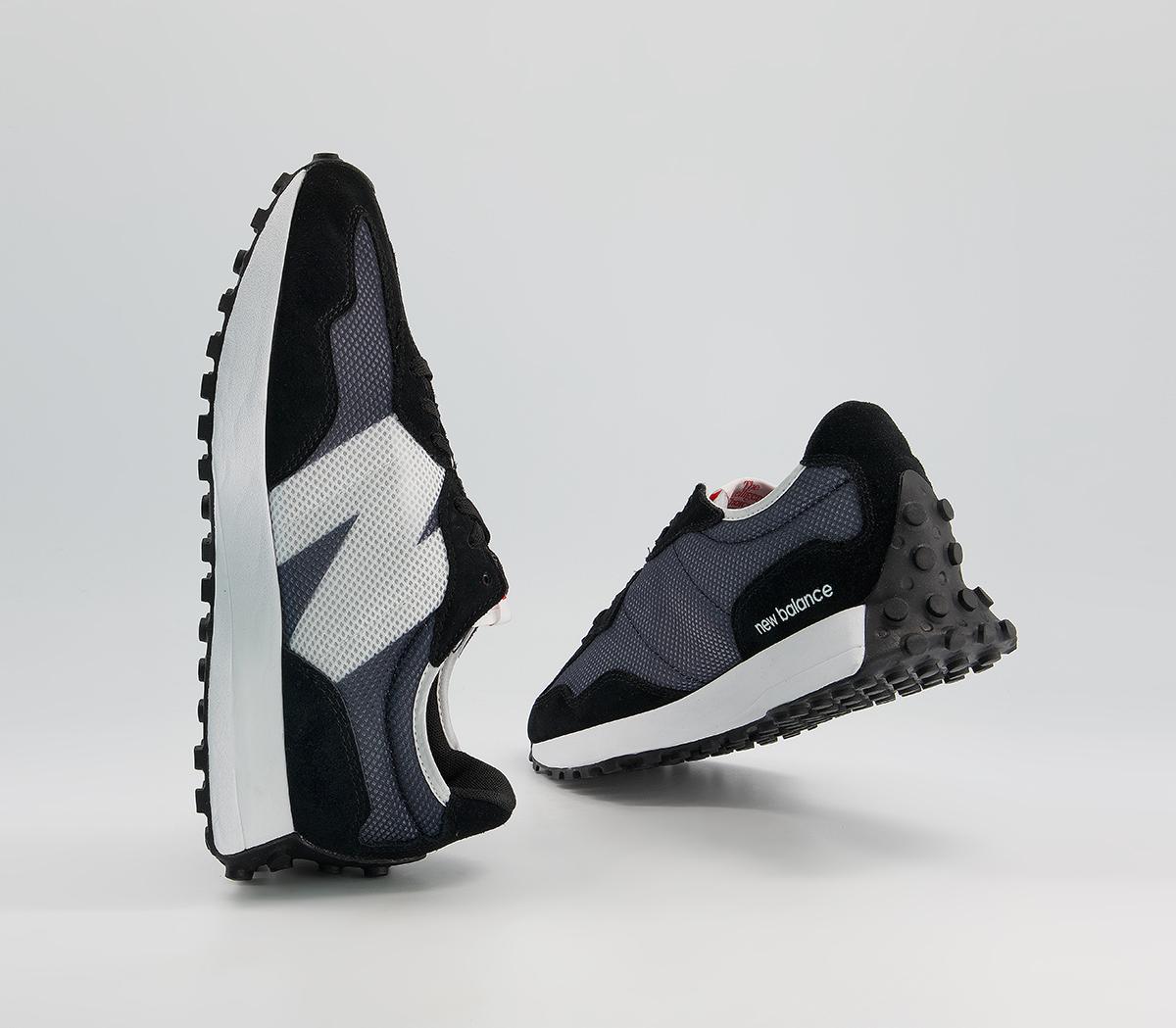 New Balance 327 Trainers New Balance 327 Trainers Black White Mesh