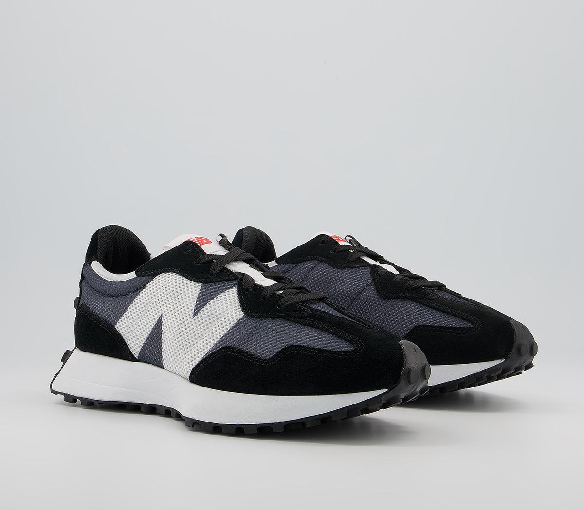 New Balance 327 Trainers New Balance 327 Trainers Black White Mesh