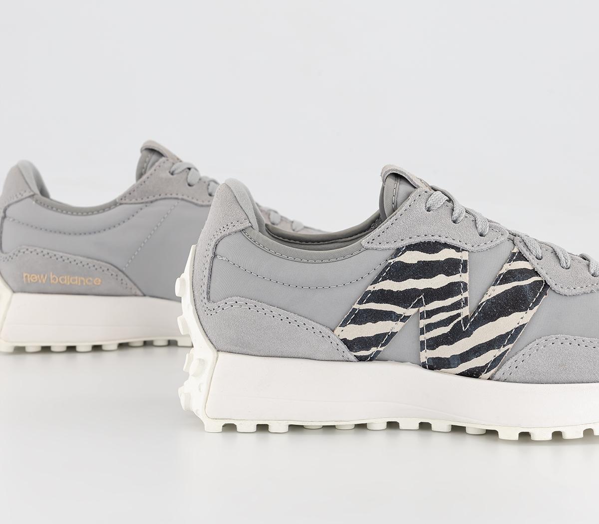 New Balance327 Trainers New Balance327 TrainersRaincloud White Zebra