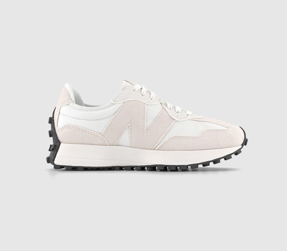 New Balance 327 trainers in off white & black