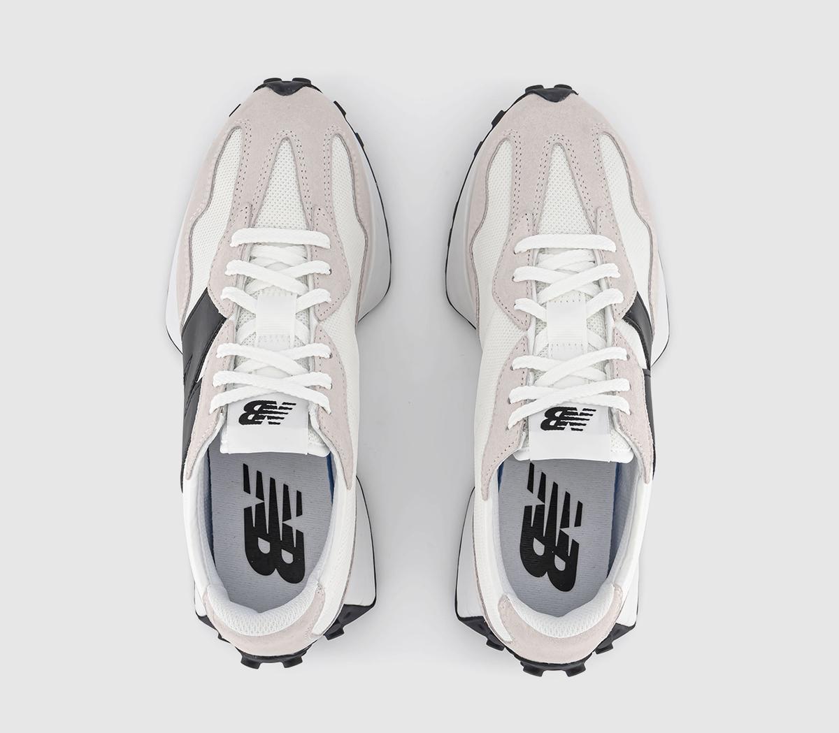 New Balance327 Trainers White Black Cream