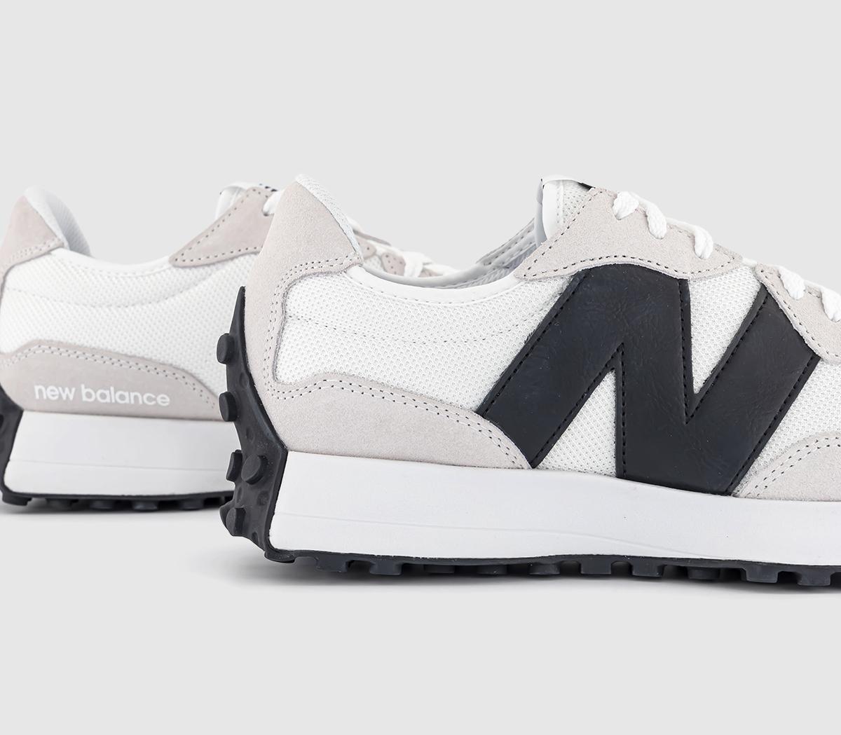 New Balance327 Trainers White Black Cream