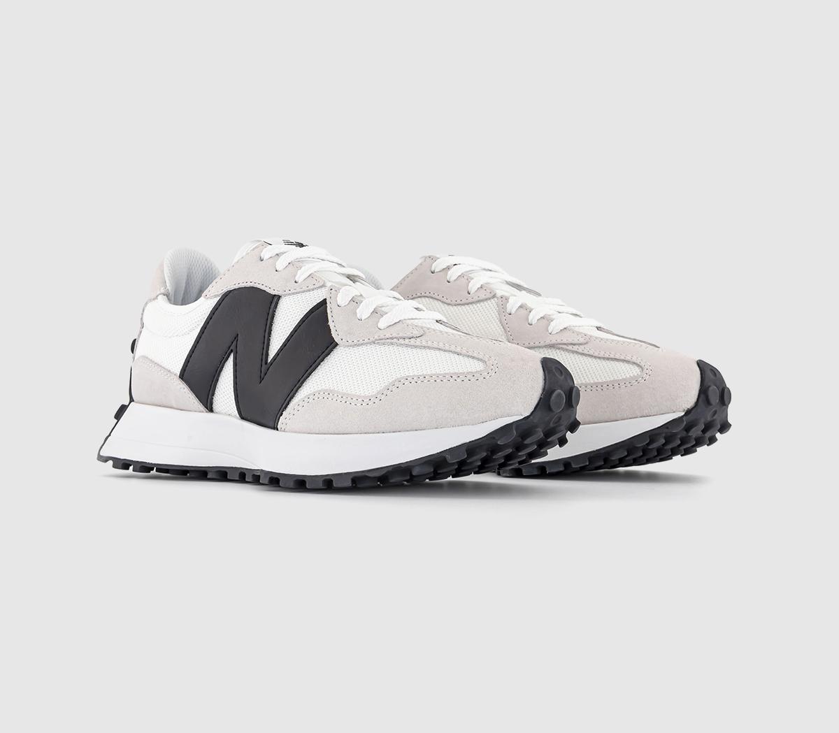 New Balance327 Trainers White Black Cream