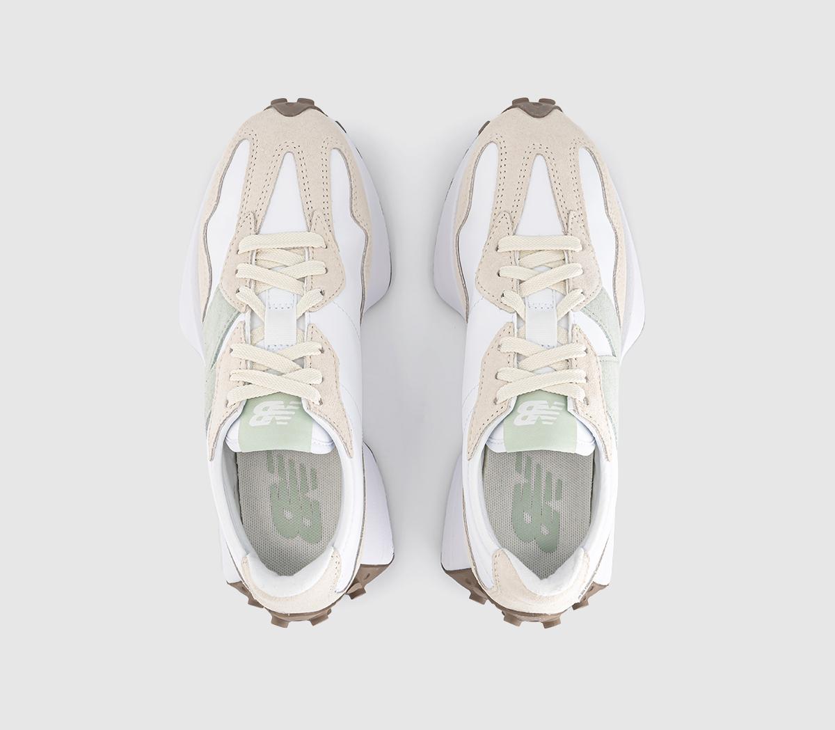 New Balance327 TrainersAngora White Silver Moss