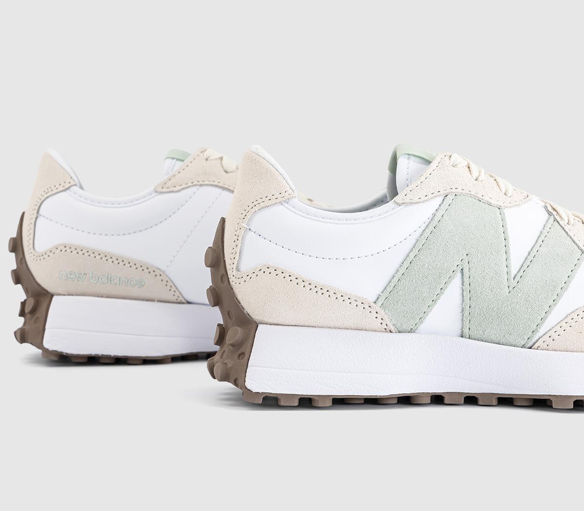 New Balance327 TrainersAngora White Silver Moss