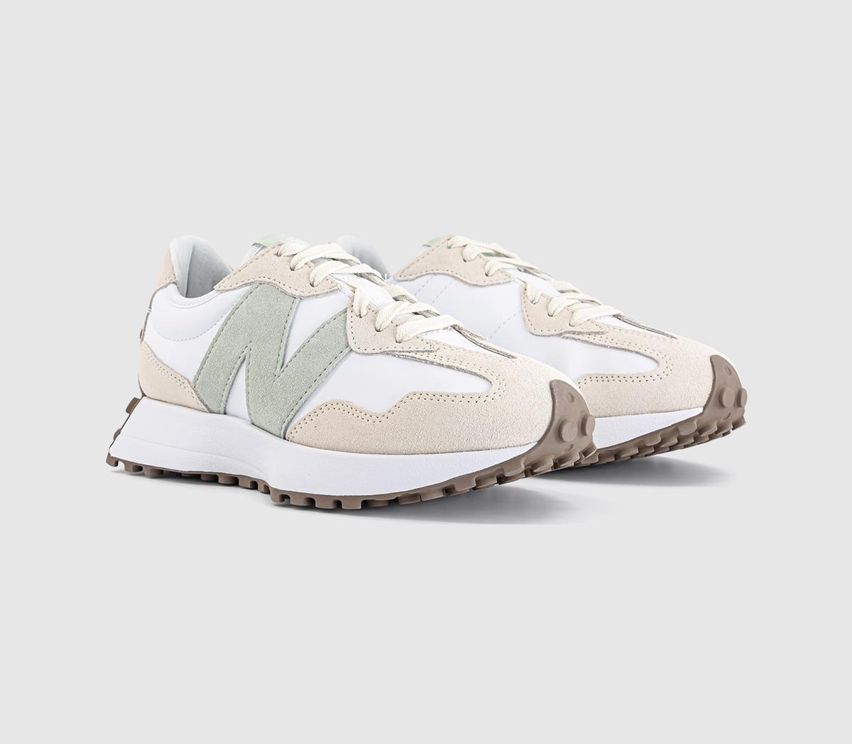 New Balance327 TrainersAngora White Silver Moss