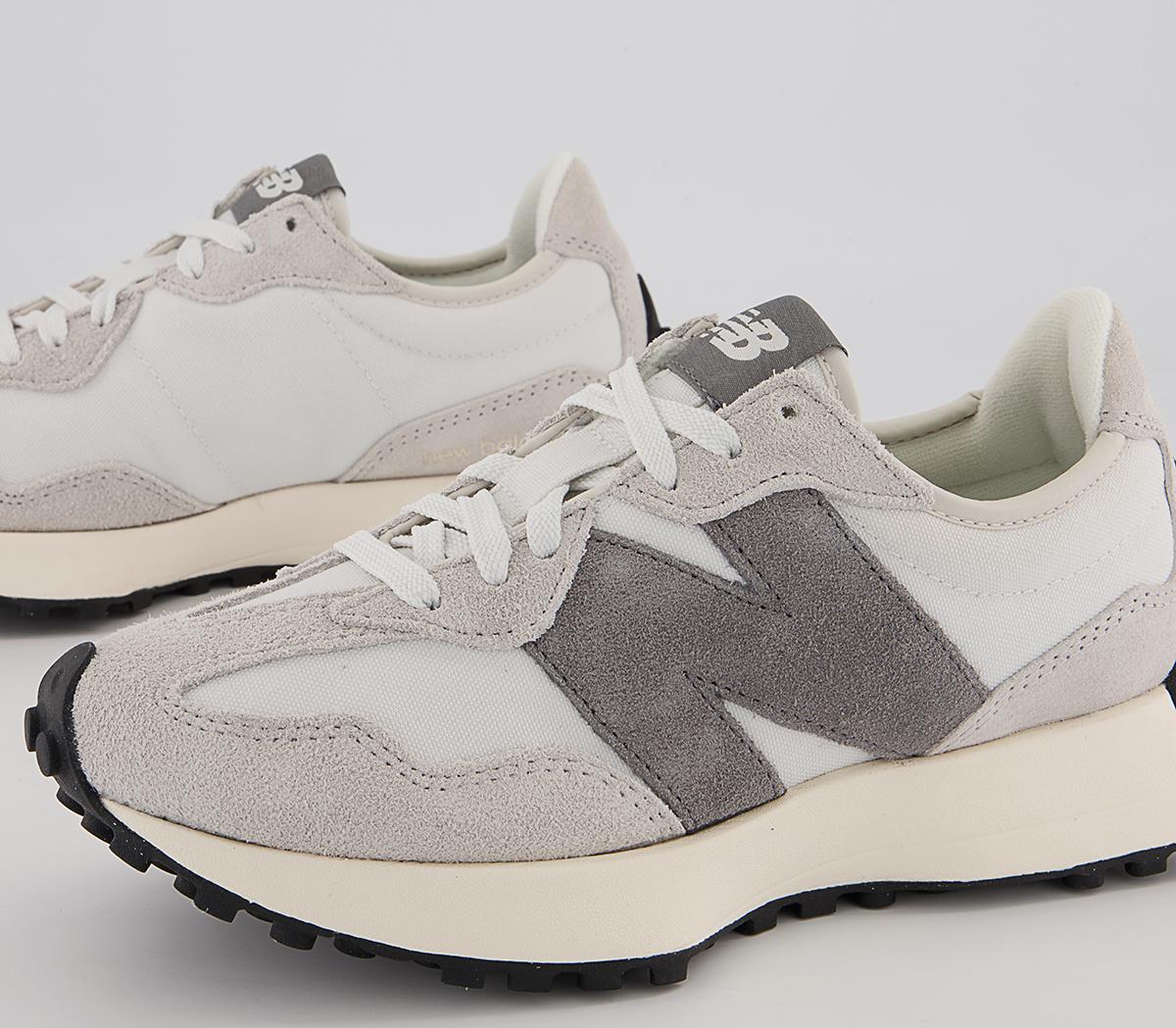 New Balance 327 Trainers Nimbus Cloud Grey White Black - Women's Trainers