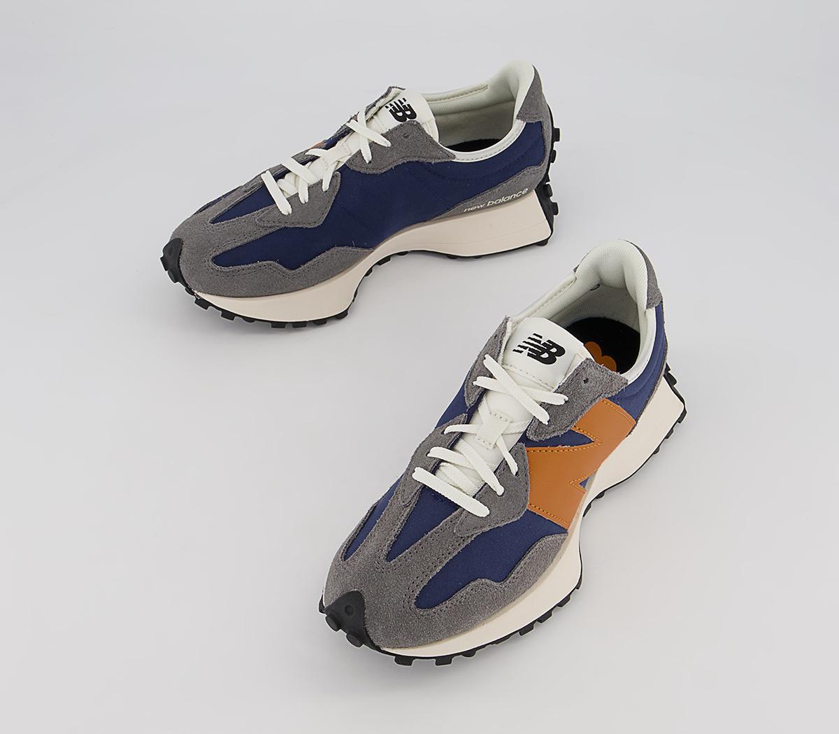 New Balance 327 Trainers New Balance 327 Trainers Grey Purple Orange