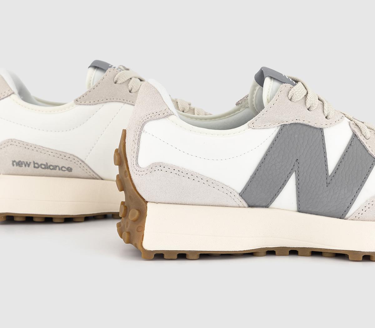 New Balance327 Trainers Snow Grey Offwhite Grey