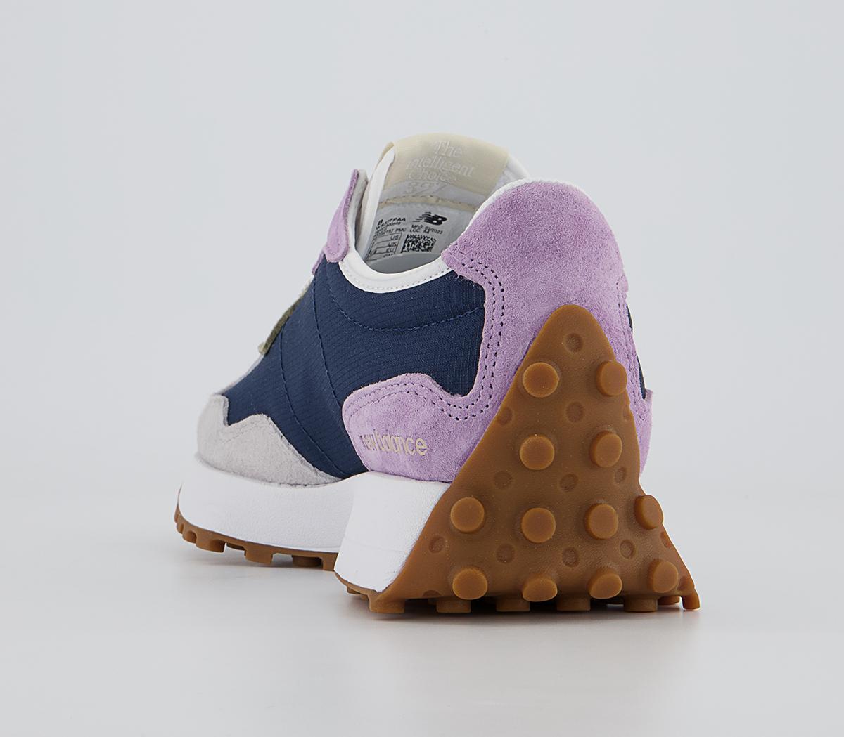 New Balance327 Trainers New Balance327 TrainersNavy Gret Purple White Gum