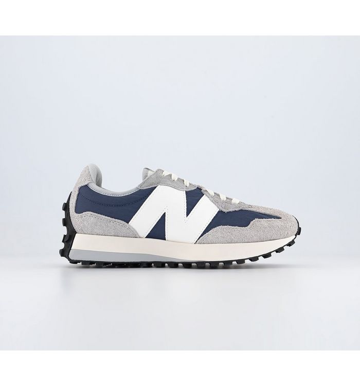 New Balance 327 Trainers Navy White Grey Black In Blue