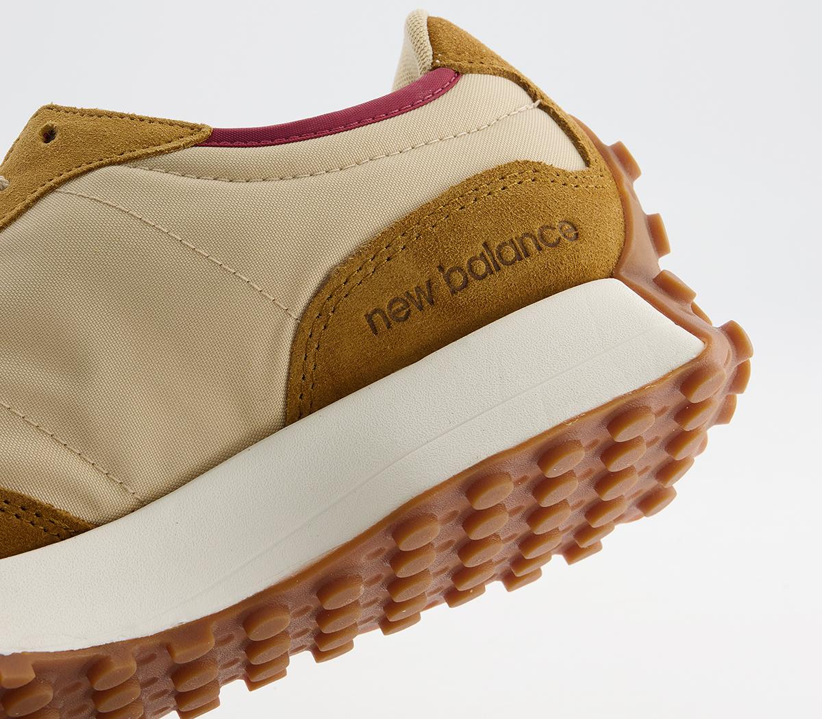 New Balance 327 Trainers New Balance 327 Trainers Tan Burgundy