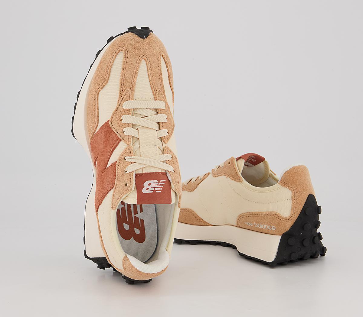 New Balance 327 Trainers New Balance 327 Trainers Tan Orange White Black