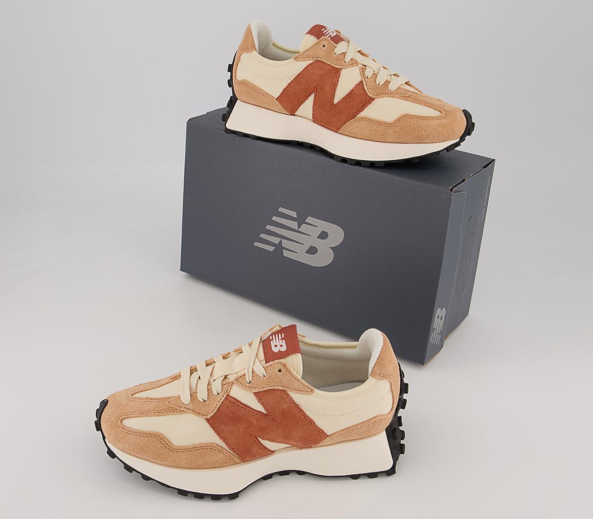New Balance 327 Trainers New Balance 327 Trainers Tan Orange White Black