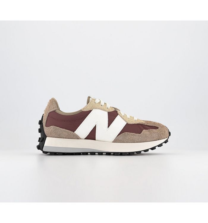 New Balance 327 Trainers Brown Sand White Rubber