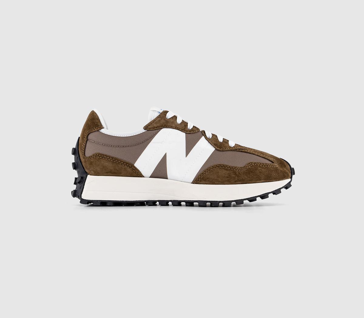 327 Trainers Dark Earth Brown Offwhite