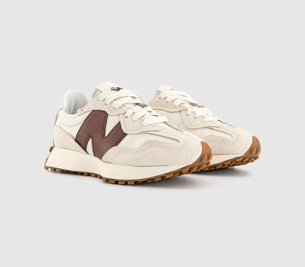 New Balance 327 Trainers Linen Brown Gum - Unisex Sports