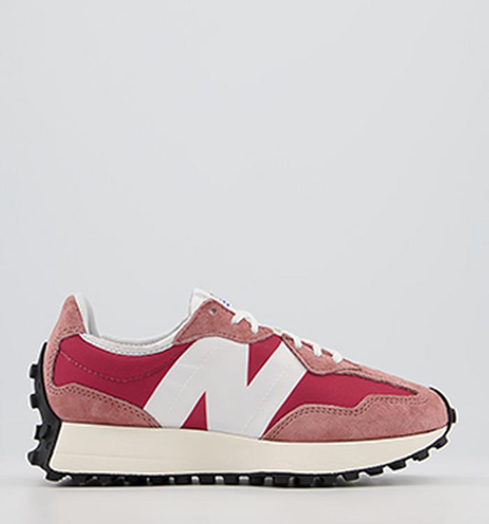 New Balance 327 Trainers Red White