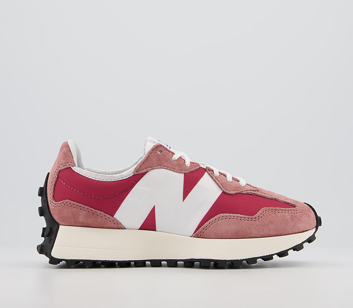 Red new balance on sale trainers