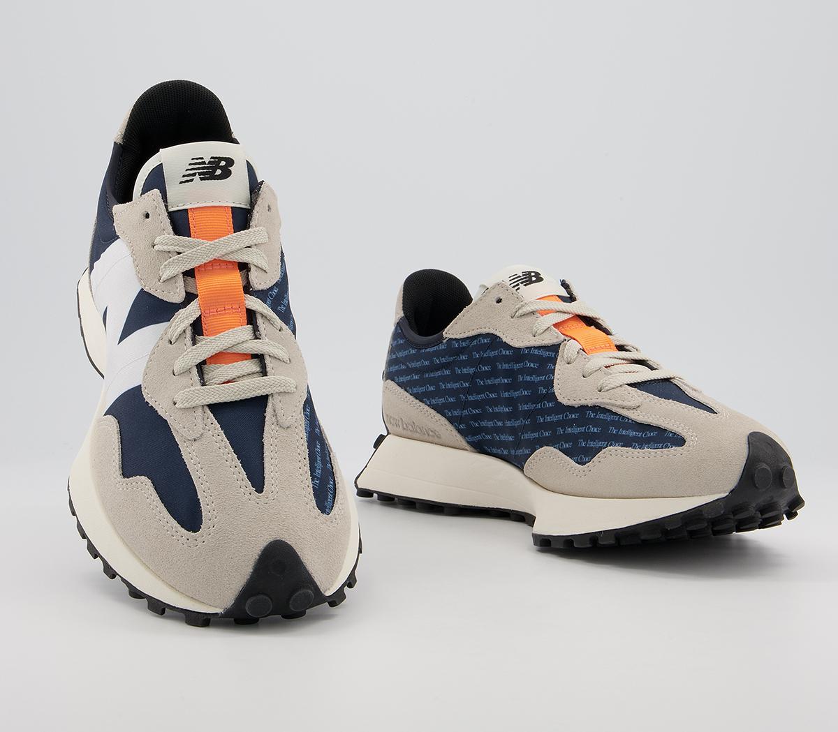 New Balance 327 Trainers Outerspace Citrus Punch Unisex Sports