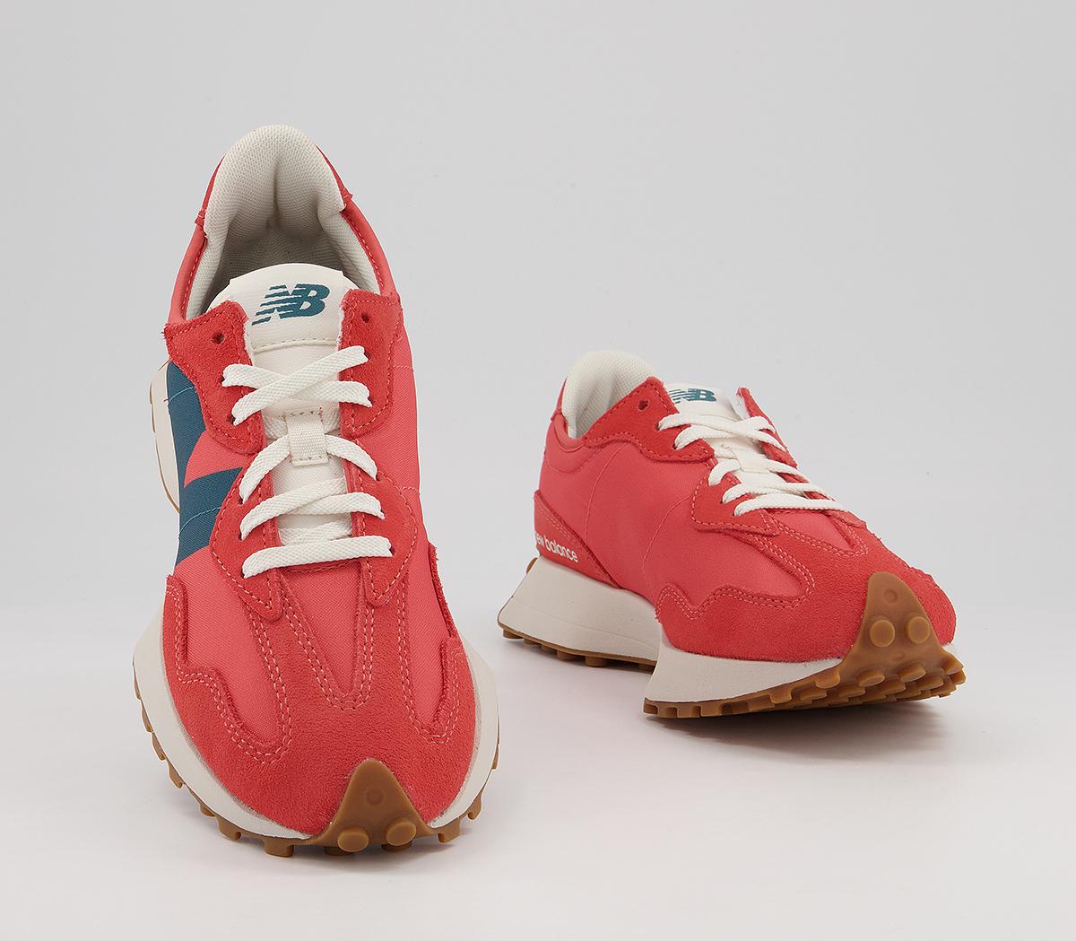 New Balance 327 Trainers Red Bue - Women's Trainers