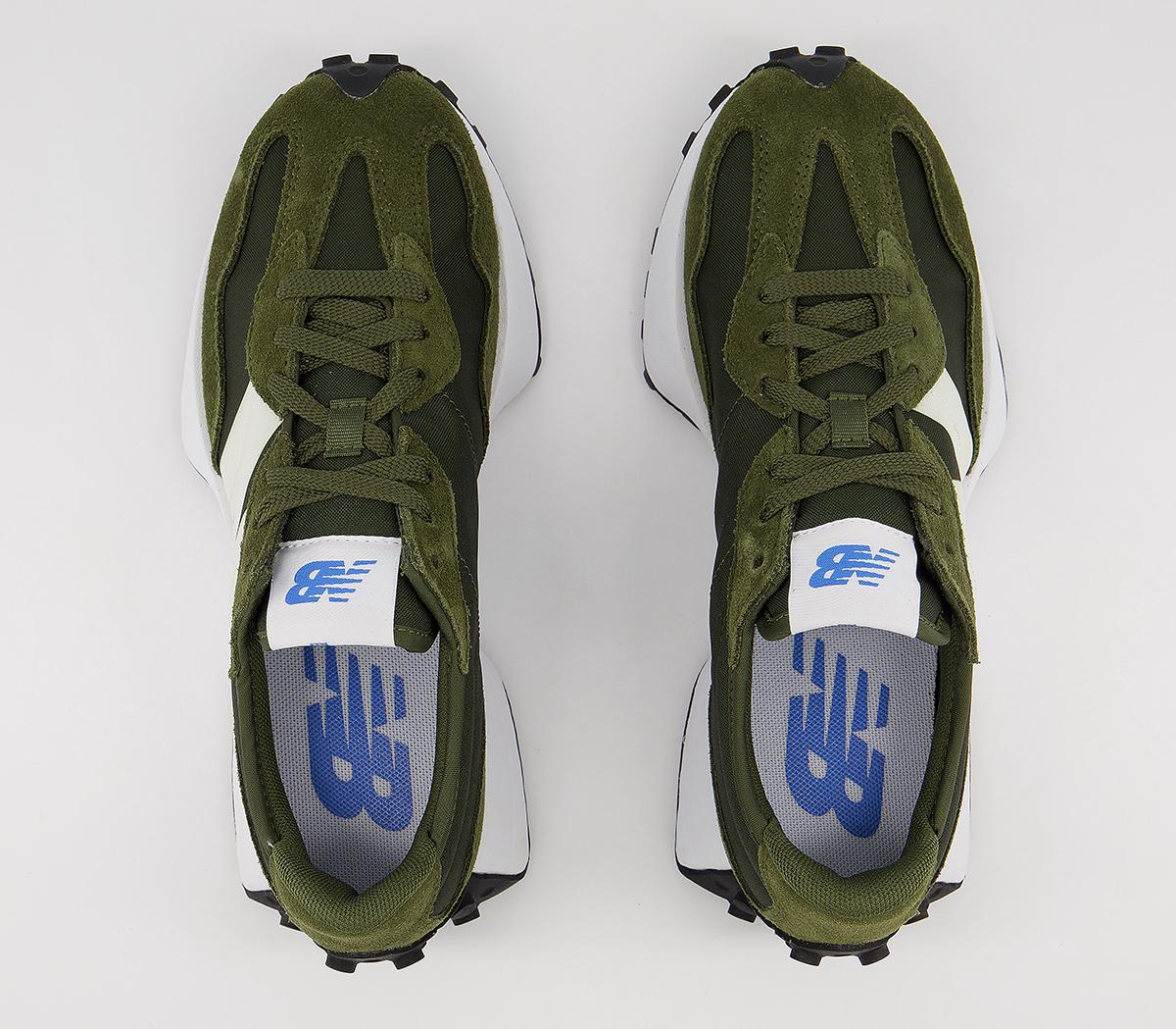 New Balance 327 Trainers New Balance 327 Trainers Oak Leaf Green White