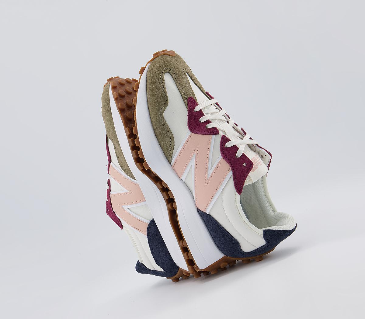 New Balance 327 Trainers New Balance 327 Trainers Covert Green Rose Water Burgundy