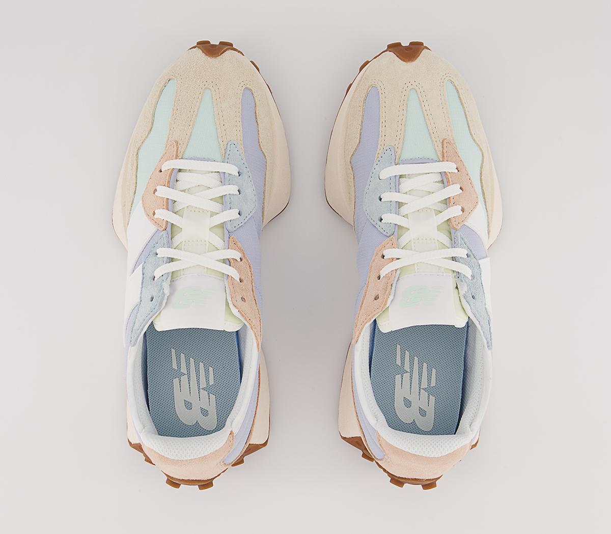 New Balance327 TrainersMint Lilac Beige White Gum