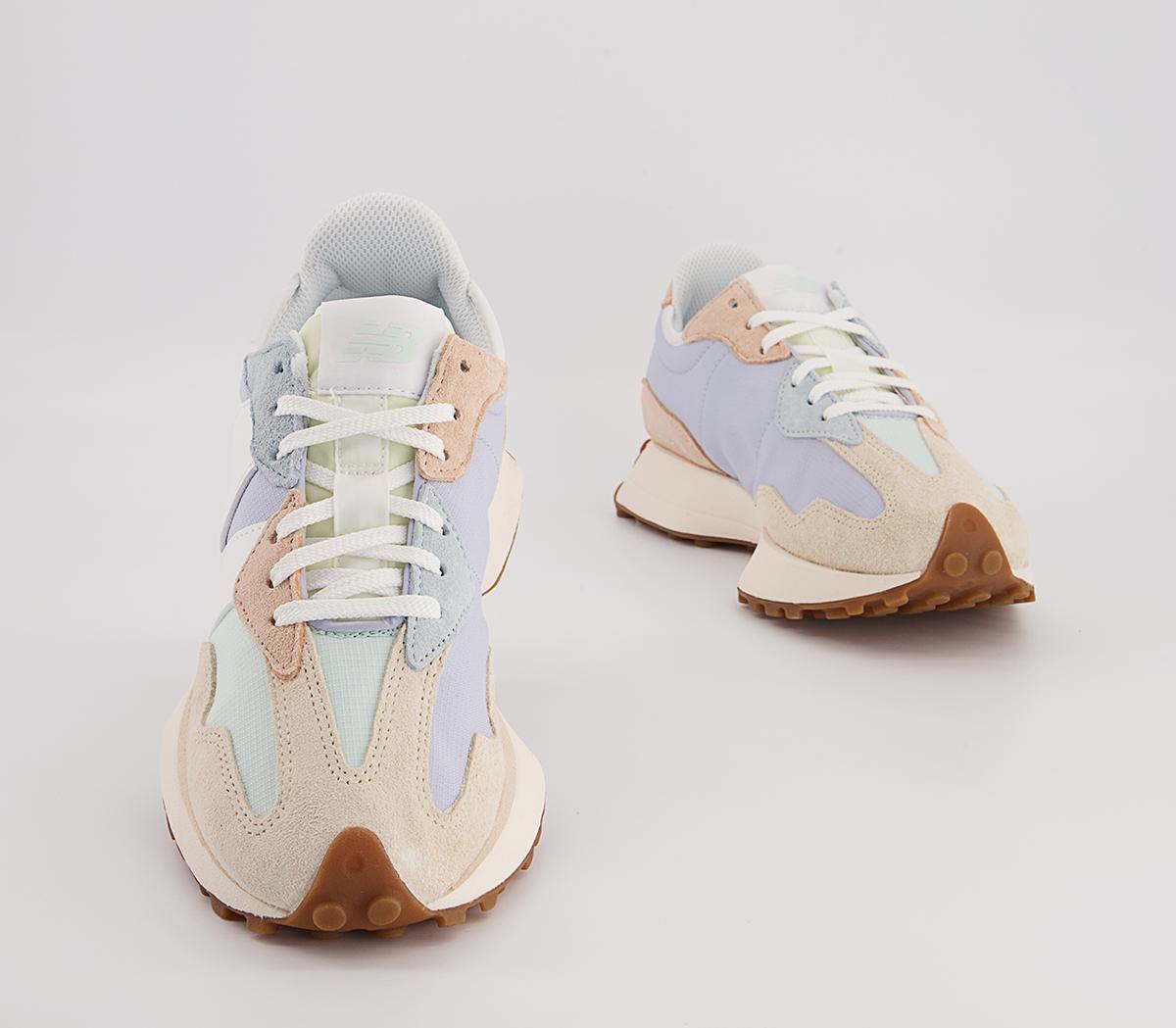 New Balance327 TrainersMint Lilac Beige White Gum