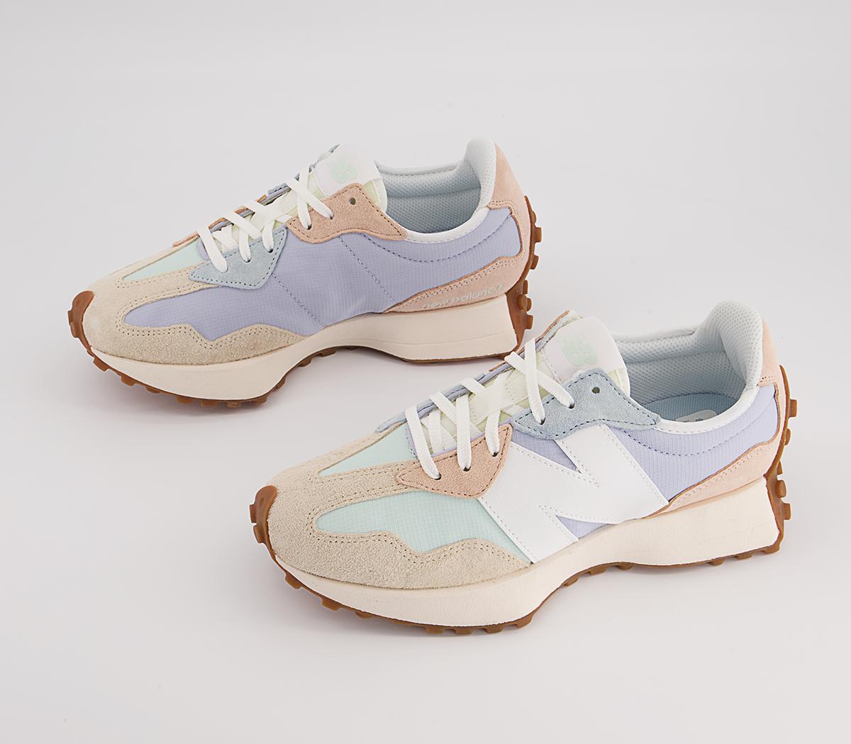 New Balance327 TrainersMint Lilac Beige White Gum